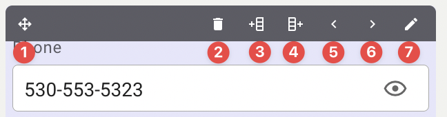 Column Buttons