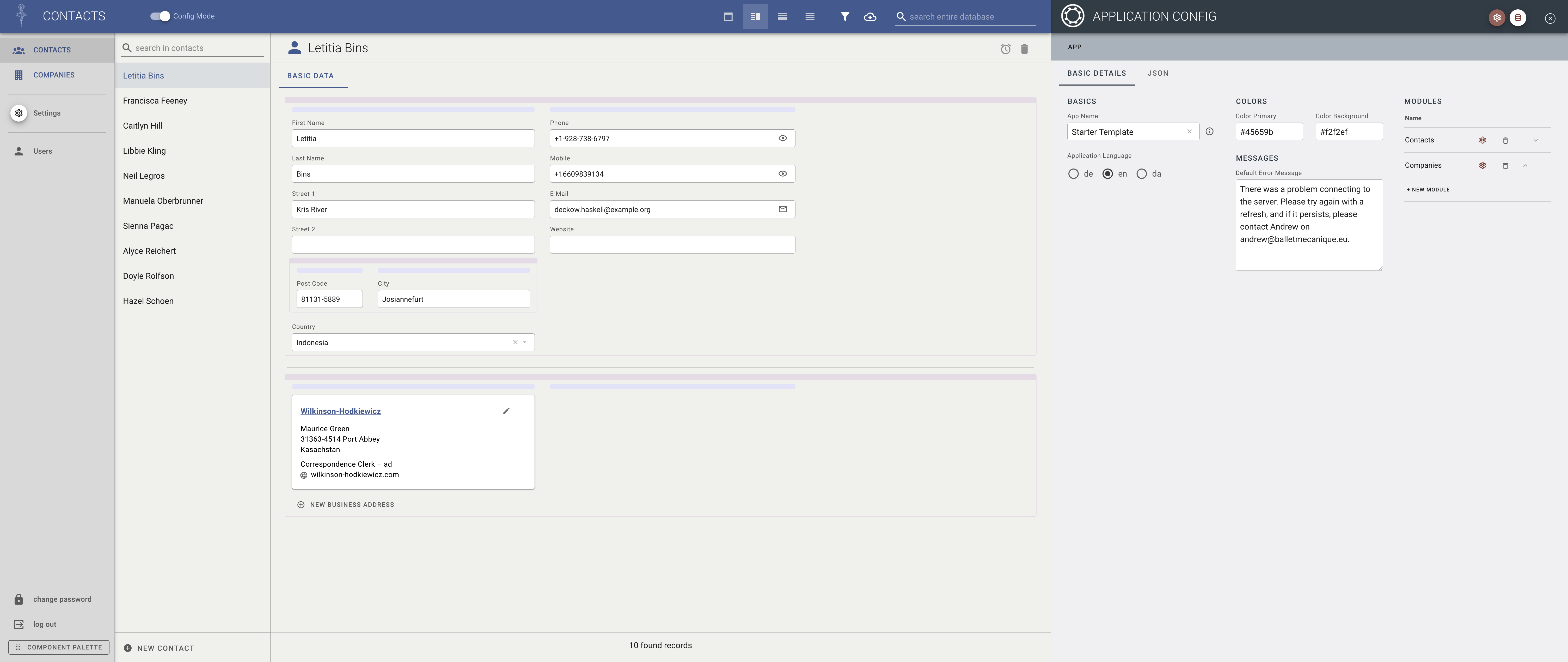 Config Widescreen View